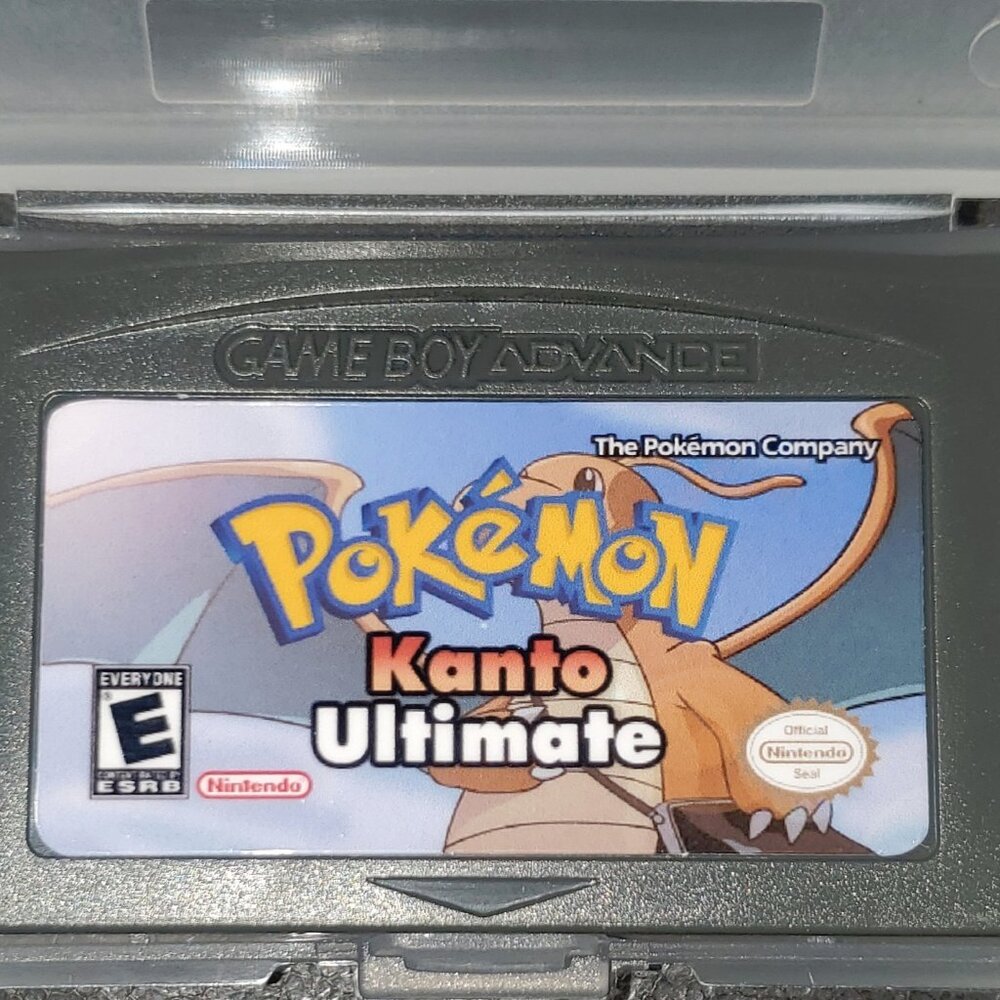 Pokemon Kanto Ultimate GBA ROM Hack Game Gameboy Advance